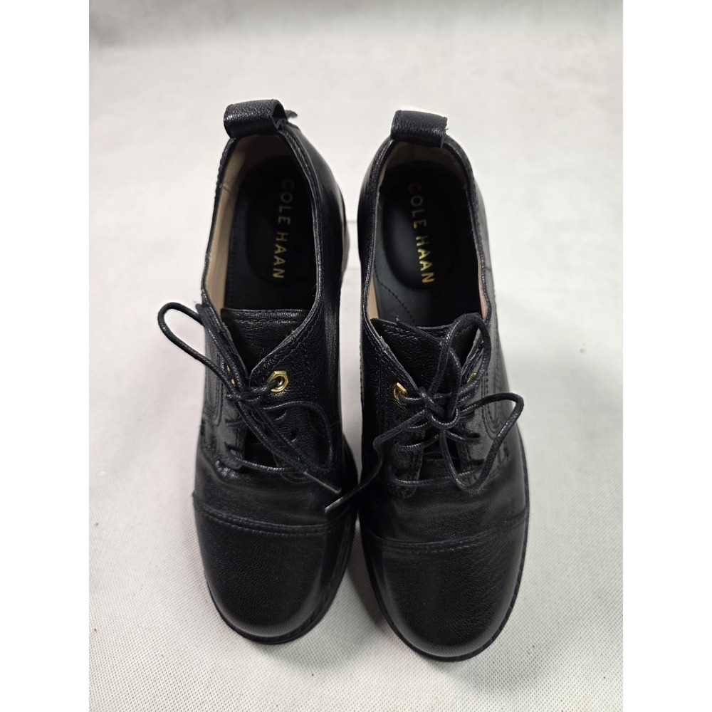 Cole Haan Camea Heritage Black Leather Oxford Size US 7B